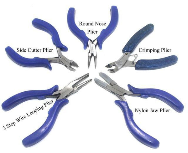 Stainless Steel Pliers Tool, Pack Of 5 Pliers Combo – beadsnfashion