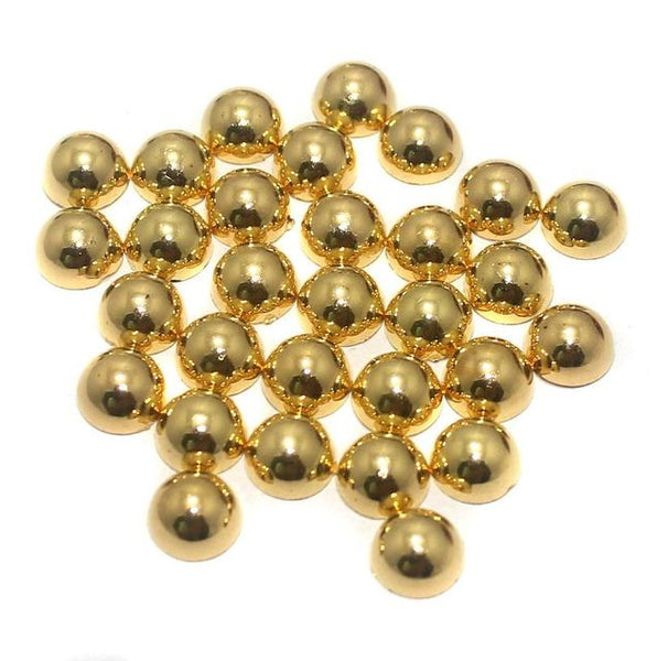 340 Pcs, 7 Sizes Acrylic Bead Caps Golden – beadsnfashion