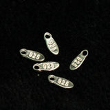 92.5 Sterling Silver Tag 10x4mm