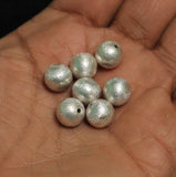 92.5 Sterling Silver Brushed Beads