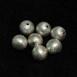 92.5 Sterling Silver Brushed Beads