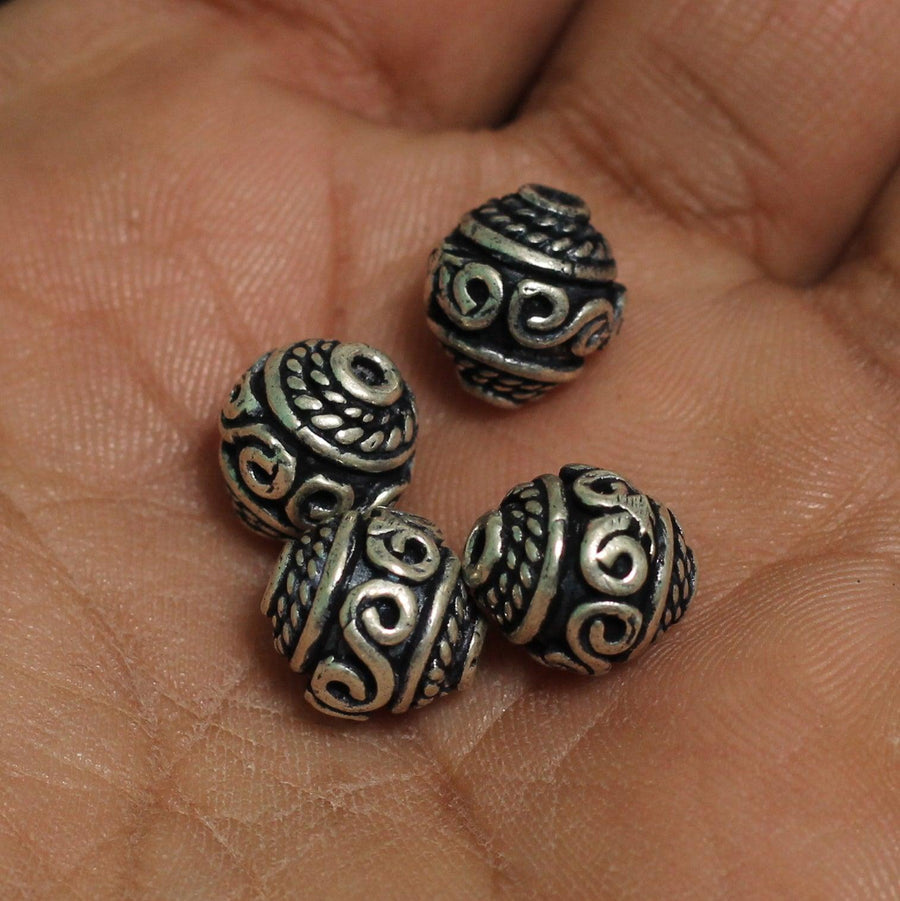 Sterling Silver and Antiqued shops Silver Beads for Jewelry Making