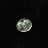 92.5 Sterling Silver ARIES Charm 12mm