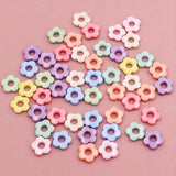 500Gm, 18mm Multicolor Flower Acrylic Beads