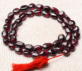 1 String, 8x5mm Oval Garnet Stone Beads Maroon