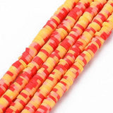 4mm Handmade Polymer Clay Bead 1 String