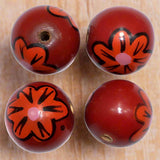 20 Pcs Wooden Round Beads 1.25 Inch