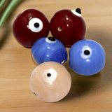 10 Bump Eye Beads Assorted 18x20mm