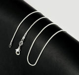 20 Inch, 12 Pcs, Chrome Plated Brass Silver Chain