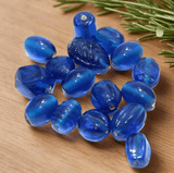 95+ Plain Beads Blue 10-18mm