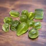 95+ Plain Beads Peridot Rainbow 10-18mm