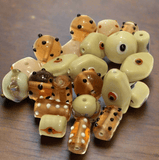 55+ Fancy Beads Opaque 10-25mm