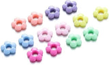 500Gm, 18mm Multicolor Flower Acrylic Beads