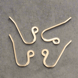 1 Inch 304 Stainless Steel French Earring Hooks Golden