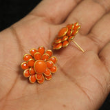 2 Pairs 20X20mm Double Layer PACCHI EARRING