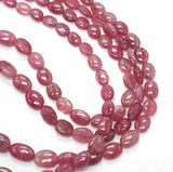 1 String, 14x8mm Oval Jade Stone Beads Pink