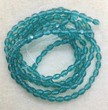 4x6mm Faceted Crystal Oval Beads