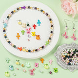 DIY Jewelry Making Kits Acrylic Beads, Acrylic Pendants and Elastic Crystal Thread