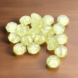 100 Gm Acrylic Crystal Faceted Octagon Beads 13x7 mm