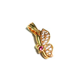 1 Pc, 15x8mm AD Charms Butterfly Golden