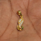 1 Pc, 20x8mm AD Charms Golden