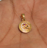 1 Pc, 16x12mm AD Charms Golden