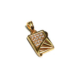 1 Pc, 18x12mm AD Charms Golden