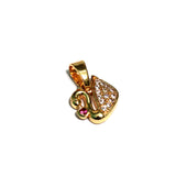 1 Pc, 12x14mm AD Charms Golden