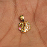 1 Pc, 12x14mm AD Charms Golden