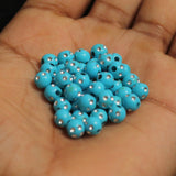 6mm Acrylic Dotted Beads