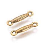 10 Pcs, 18x3.5x3mm, Bar Links/Connectors Antique Golden