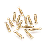 10 Pcs, 18x3.5x3mm, Bar Links/Connectors Antique Golden