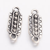 10 Pcs, 21.5x8x3mm, Alloy Links/Connectors Rectangle Antique Silver