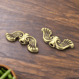 19x7.5x3.5mm, Alloy Wing Beads Antique Bronze