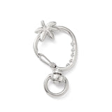 39x23x5.5mm, Strawberry Alloy Swivel Clasps Long-Lasting Plated Platinum