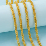 2 Mtr, 4.2mm, Mesh Chains Network Chains Golden