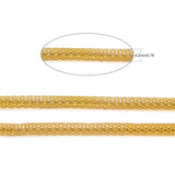 2 Mtr, 4.2mm, Mesh Chains Network Chains Golden