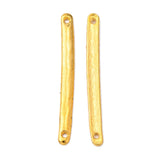 36Pcs, 33x3x1mm, Bar Links Connectors Golden