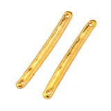 36Pcs, 33x3x1mm, Bar Links Connectors Golden