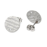 4 Pcs, 12x1mm, 304 Stainless Steel Stud Earring Findings