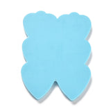 1 Pc, 70x52x4mm, Valentine's Day DIY Pendant Silicone Molds Resin Casting Molds Jewelry Making, Heart, Deep Sky Blue