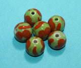 20 Pcs Ceramic Round Beads