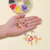 8 Colors Handmade Polymer Clay Beads, Disc Heishi Beads, 140pcs/color