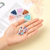 8 Colors Handmade Polymer Clay Beads, Disc Heishi Beads