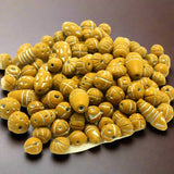 50 Clay Beads Assorted  12-30mm