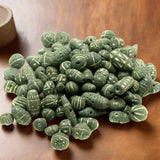 50 Clay Beads Assorted  12-30mm