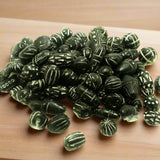 50 Clay Beads Assorted  12-30mm