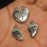 25x22mm Love Heart Couple Magnetic Clasps