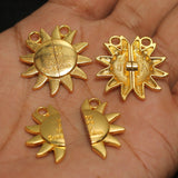 27mm Sun Waves Couple Magnetic Clasps