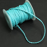 10 Mtrs 3 Ply Braided String Cotton Cords Rope 3mm